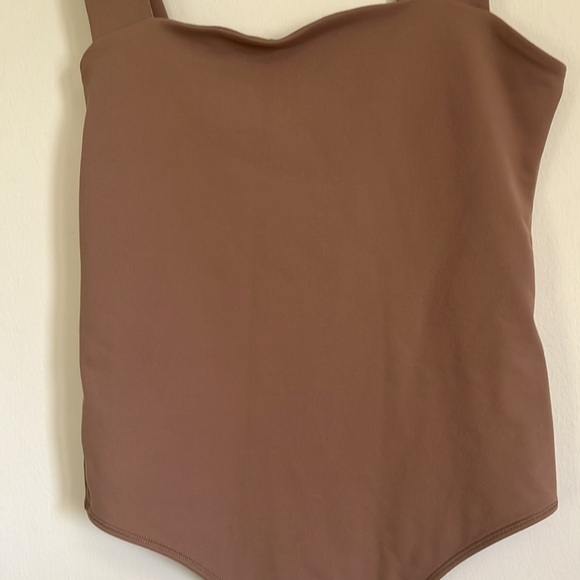 Abercrombie Soft A&F squareneck body suit. Sz M - Picture 7 of 8